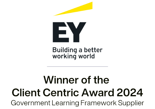 GatenbySanderson Winner of EY Client Centric Award 2024 - Government Learning Framework Supplier