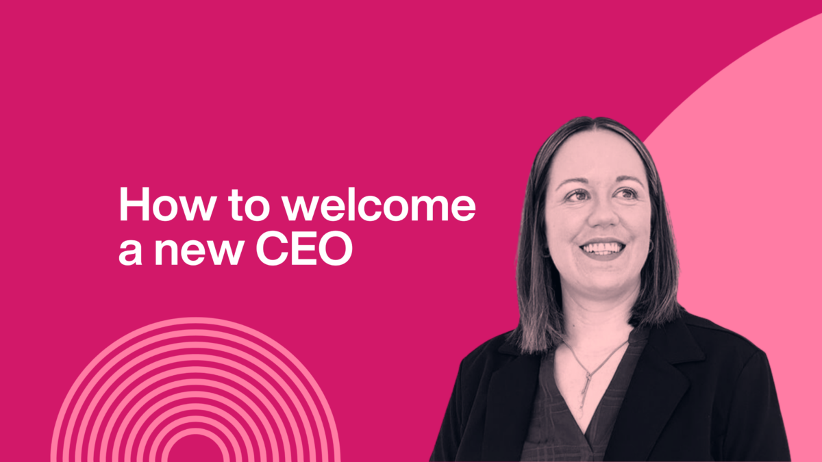 Rachel Covey How to welcome a new CEO