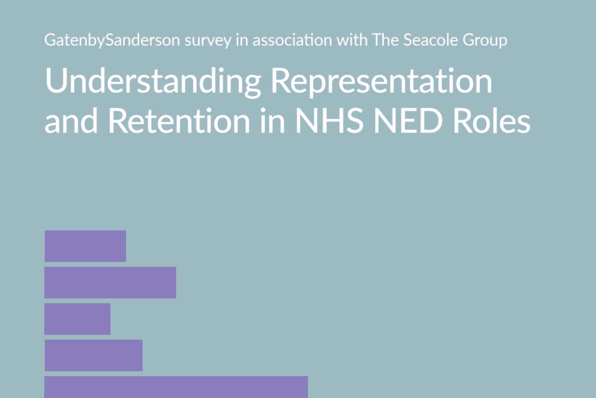 GatenbySanderson Seacole NHS NED role report